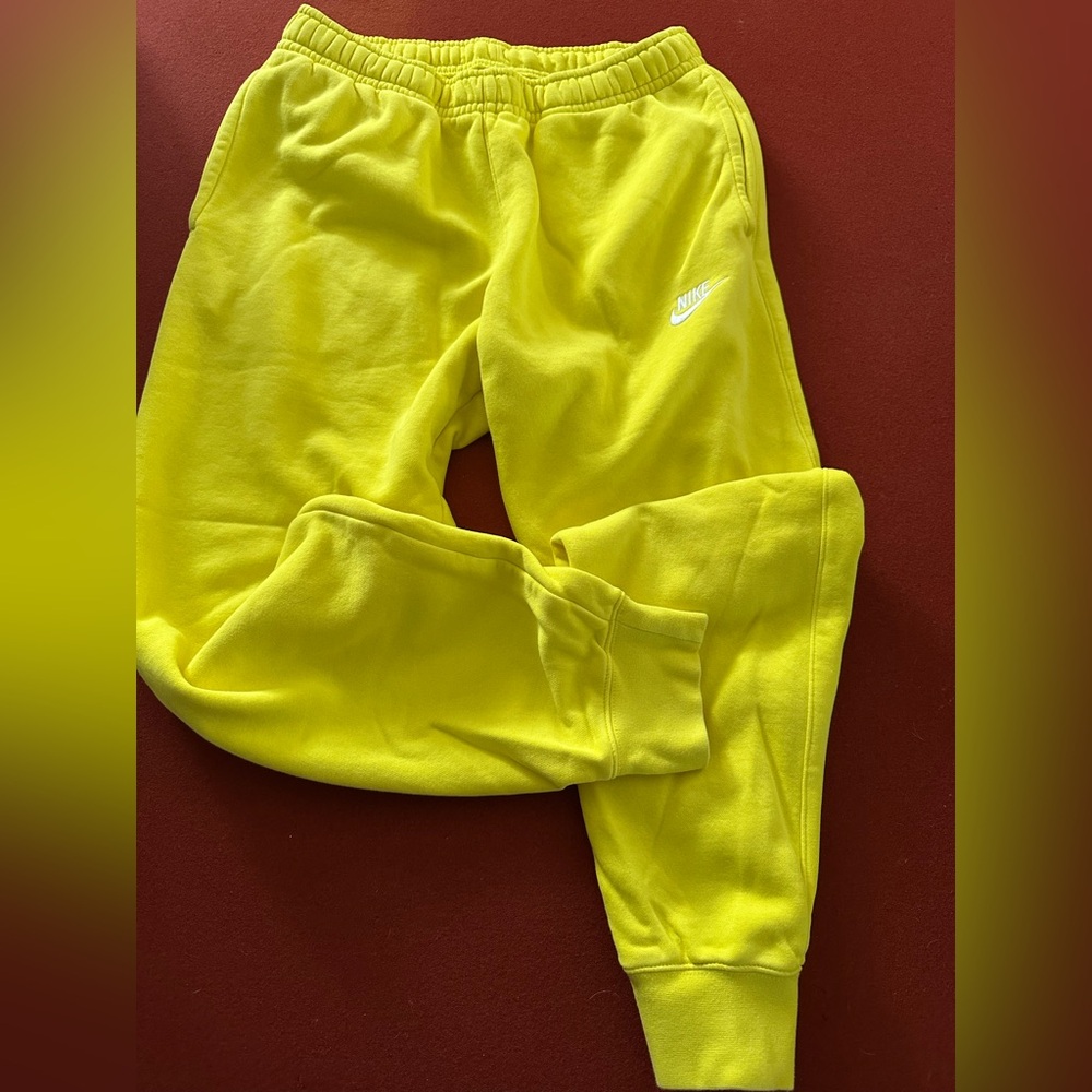 Nike Vibrant Yellow Joggers